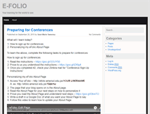 Tablet Screenshot of efolio.amersol.edu.pe